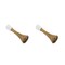 National Hardware 3 in. L Steel w/Rubber Tip Antique Brass Gold Spring Door Stop Mounts to wall N184-341 - alternate 2